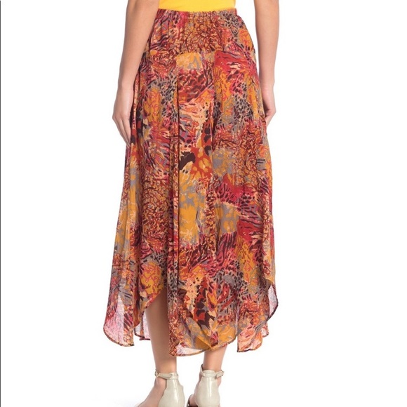 Free People Jungle Pop Combo Wide Leg Pants SZ. XS NWT - Picture 3 of 10